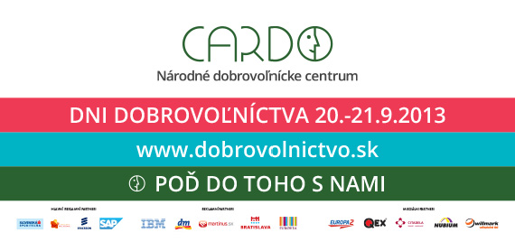 Dni Dobrovoľníctva 2013 OZ C.A.R.D.O. bilboard - tlač