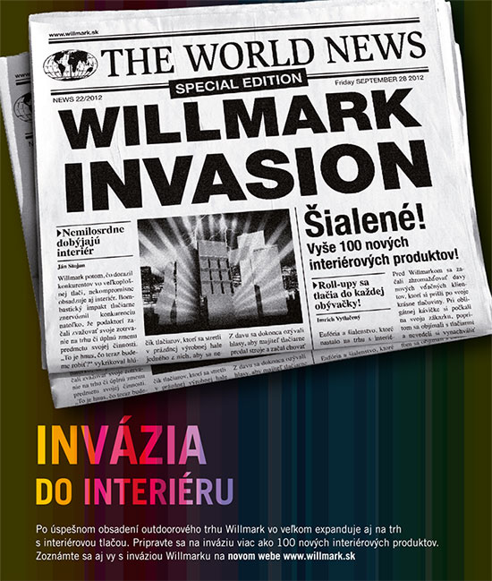 Invázia do interiéru - Willmark Invasion