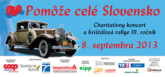 Pomôže celé Slovensko 2013 - Bilboard tlač