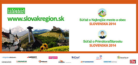 Slovakregion.sk - Bilbordy Primátor a Starosta roka + Mesto a Obec roka 2014